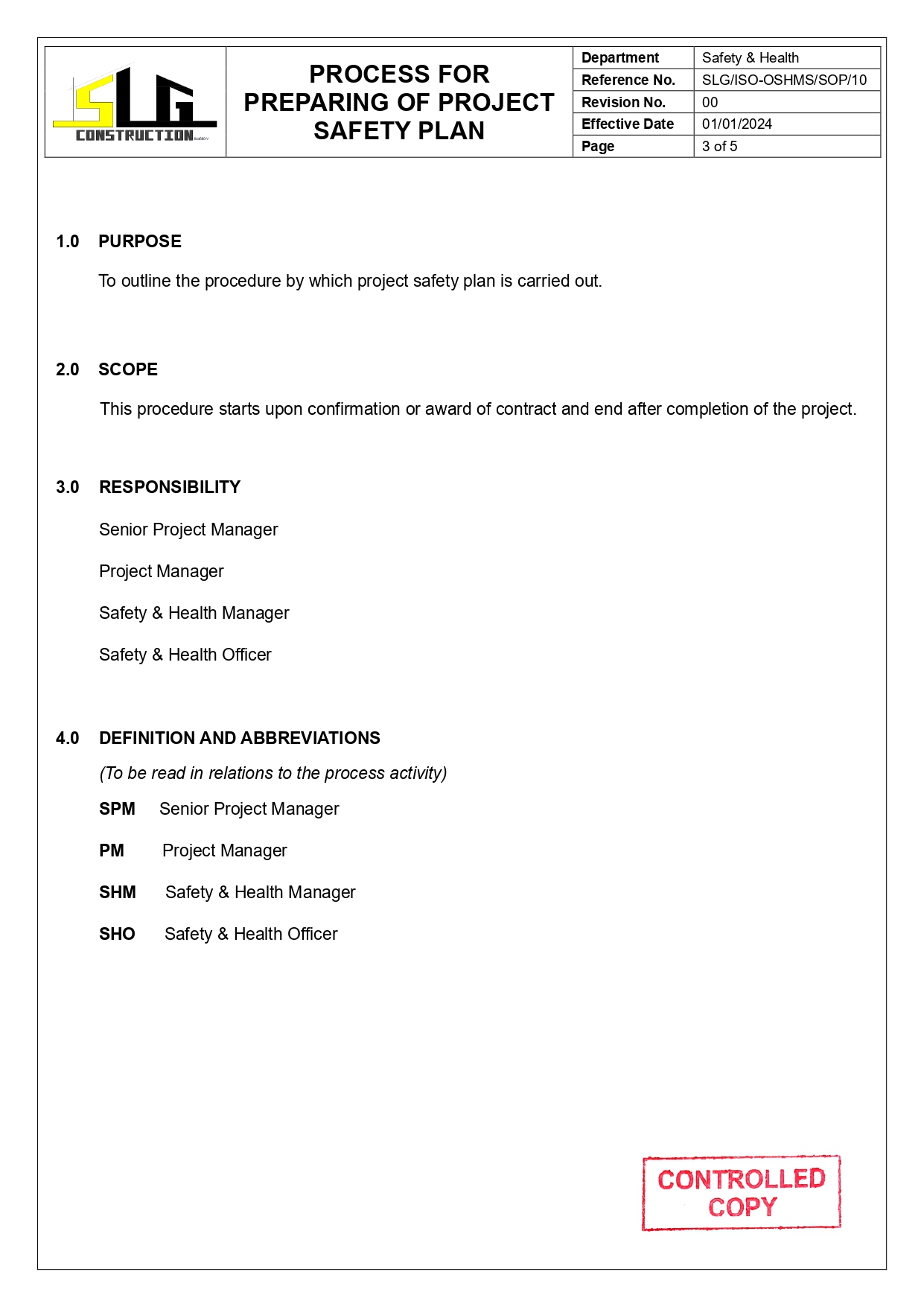 SLG-PRO-SOP Page 3
